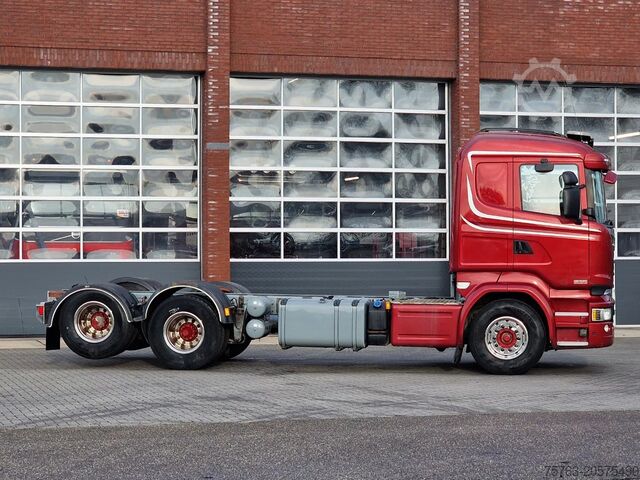 Chassis with cab Scania R520 V8 6x2 Chassis - 4.50 WB - Euro 6 - Full air