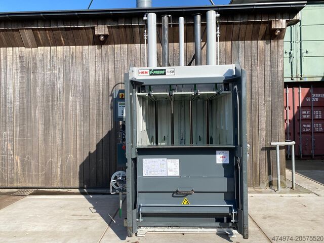 Baler, waste compactor, press, recycling HSM V-Press 1160 Plus - zeer nette staat