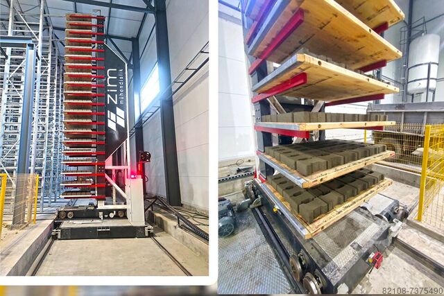 Concrete Block Production Machine ZİM Mühendislik FINGER CAR