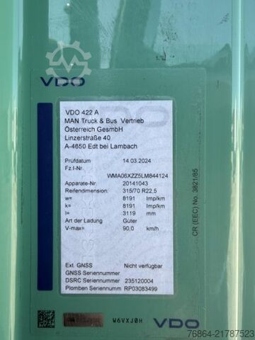 Standard tractor unit MAN TGX 18.510 BLS, 4X2 EURO 6, RETARDER