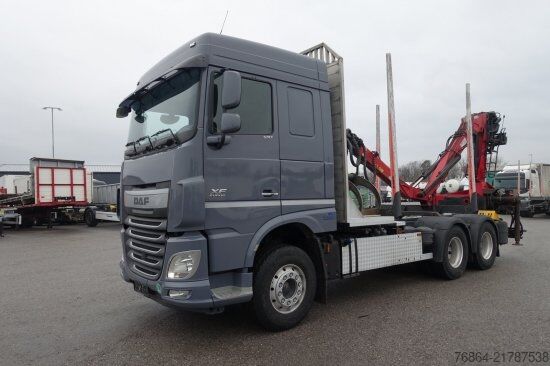 Logging truck DAF XF 510 MIT PENZ LADEKRAN 15Z8.70 INKL. HOLZGREIFER 6X4