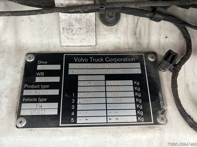 Standard tractor Volvo FH 500 Globetrotter / 597 dkm / Euro 6D / VEB+ ...