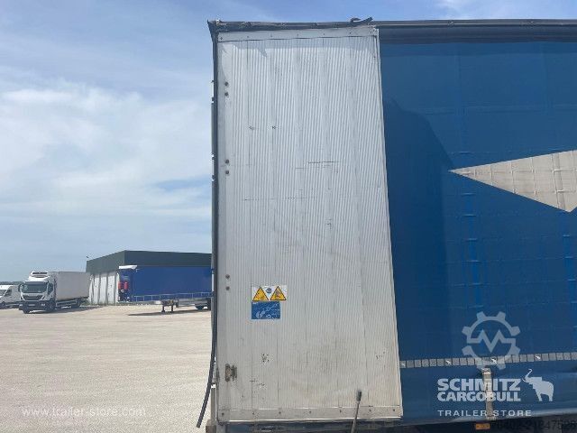 Open semitrailer with tarp Schmitz Cargobull Semitrailer Curtainsider Coil