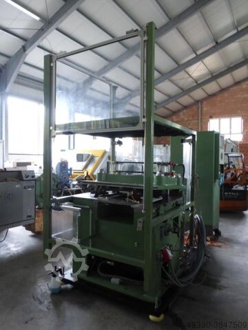 Rahmenstanze - Flachbettstanze mit Vorschub für den Einsatz von Bandmesser Stanzwerkzeugen, Stanztie HELMERDING PSH 25