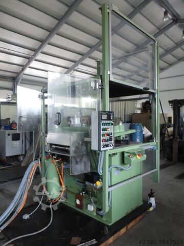 Rahmenstanze - Flachbettstanze mit Vorschub für den Einsatz von Bandmesser Stanzwerkzeugen, Stanztie HELMERDING PSH 25