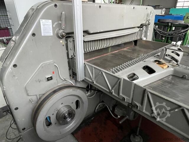 Gummi, Papier und Funierschere (Planschneider), Stapelschneidemaschine, Stapelschneider, Kunststoffs SCHNEIDER Senator 155