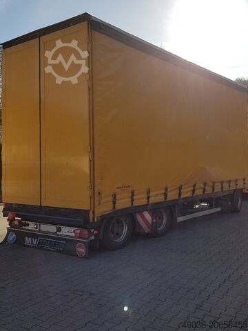 Trailer with flatbed & tarpaulin M&V 
