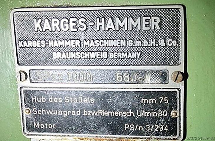 Can Press Karges-Hammer D 1000