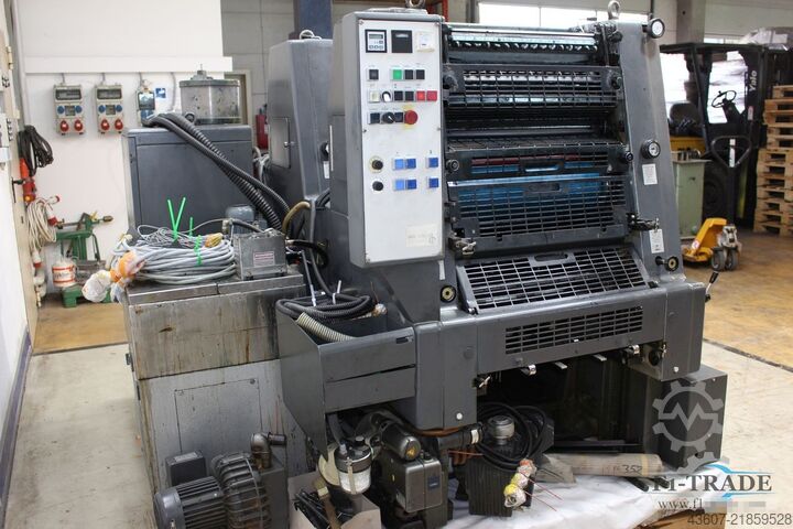 2 Farben Offsetdruckmaschine - 2 Color Offset Press Heidelberg GTOZP-52+ N+P