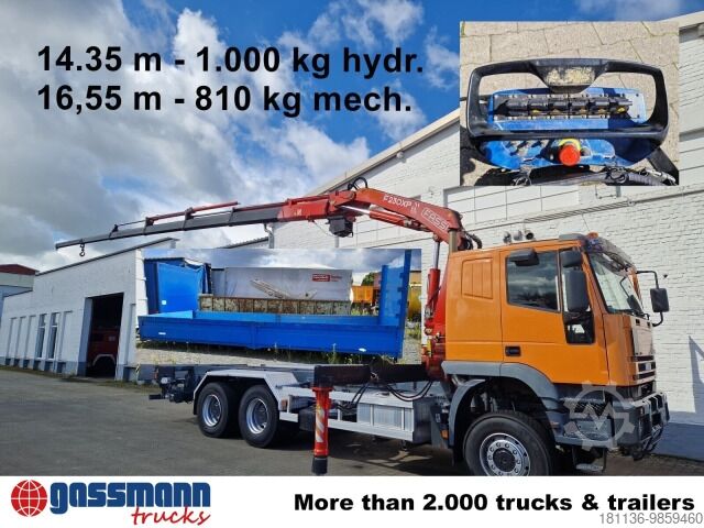 Truck mounted crane Fassi F230AXP.25, Seilwinde, Funk, Ex-Schweizer Armee