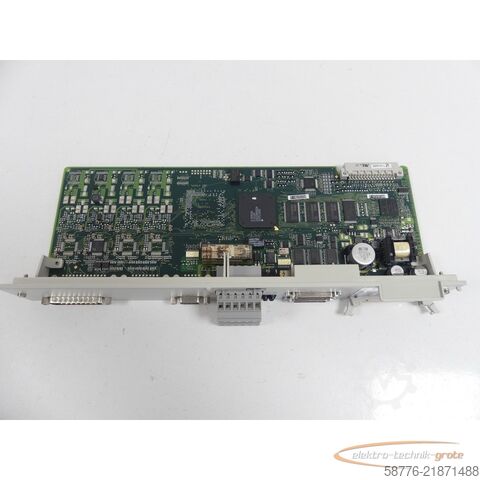 Component Siemens 6SN1118-0DJ21-0AA1 Regelungseinschub SIMODRIVE Version B SN:T-V82005550