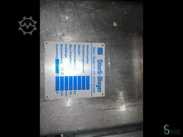 Bandbiegemaschinen Stierli-Bieger 300 NC 2010 Stierli-Bieger 300 NC