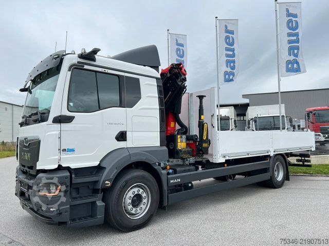 Flatbed truck MAN TGS 18.470 BL/ PK 14.502 /17m/Prit. 6,20m/ 9 tkm