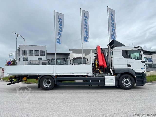 Flatbed truck MAN TGS 18.470 BL/ PK 14.502 /17m/Prit. 6,20m/ 9 tkm