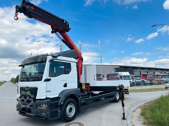 Flatbed truck MAN TGS 18.470 BL/ PK 14.502 /17m/Prit. 6,20m/ 9 tkm