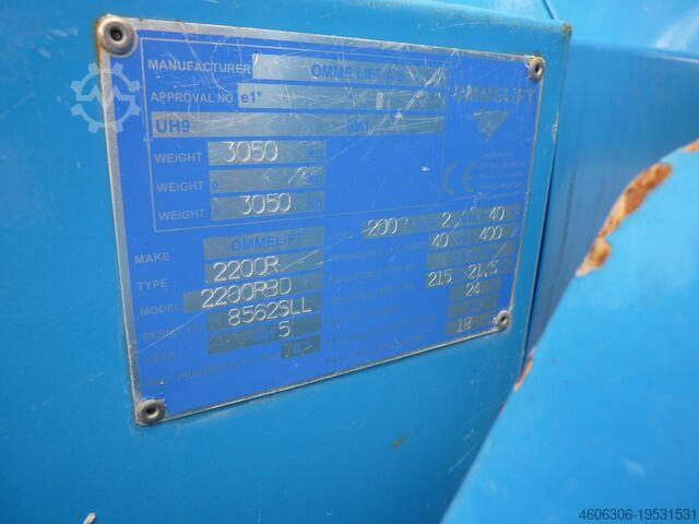 Crawler work platform Omme 2200 RBD