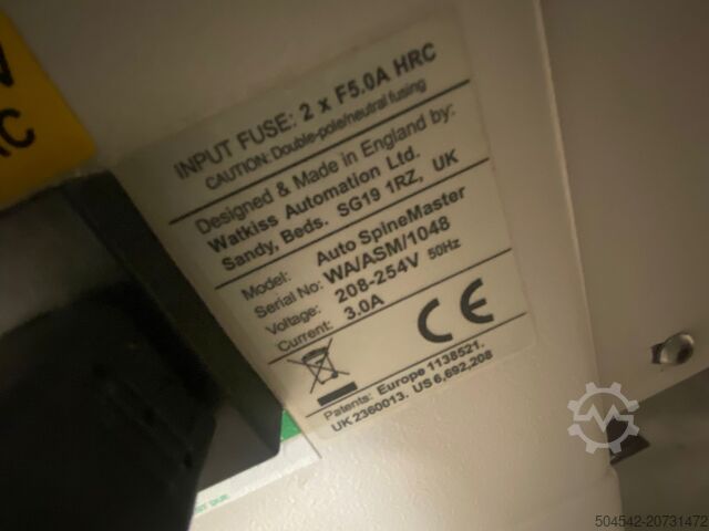 Broschürenfertigungssystem Watkiss SpineMaster