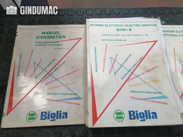 Horizontal-Drehmaschine Biglia B550B