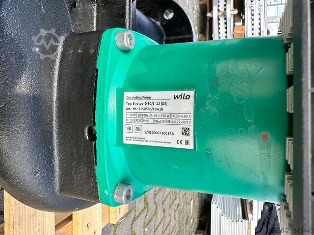 Circulating pump twin pump Wilo Doppelpumpe Stratos D80/1-12