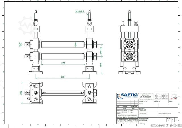Profiling scaffold, scaffold stand Dreistern P3.100