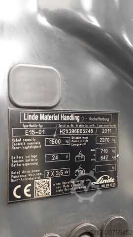Gabelstapler Linde E15 - 01