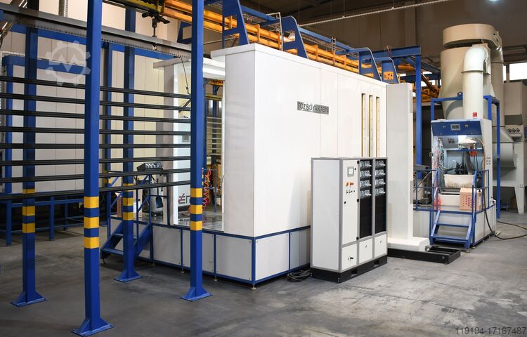 Powder Coating System for Industrial Use SAPI GmbH Pulverbeschichtungsanlage Komplettsystem fĂĽr industrielle