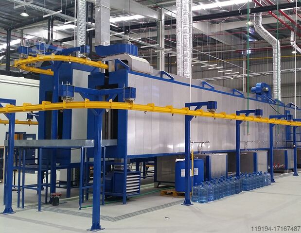 Powder Coating System for Industrial Use SAPI GmbH Pulverbeschichtungsanlage Komplettsystem fĂĽr industrielle
