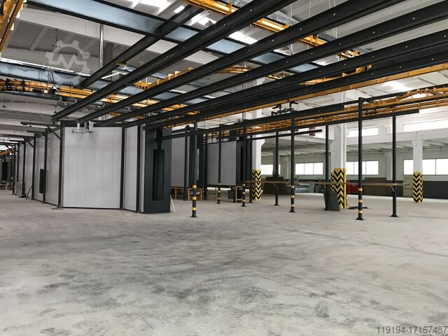 Powder Coating System for Industrial Use SAPI GmbH Pulverbeschichtungsanlage Komplettsystem fĂĽr industrielle