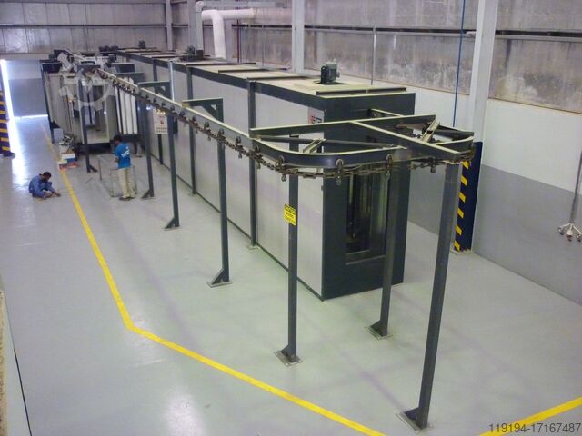 Powder Coating System for Industrial Use SAPI GmbH Pulverbeschichtungsanlage Komplettsystem fĂĽr industrielle