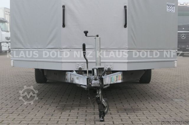 Autotransporter Anhänger  Moetefindt  Autotransporter mit Planenaufbau