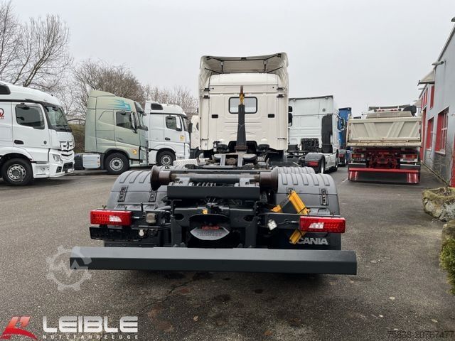 Abrollkipper SCANIA R 450LB*6x2*Hyva*Lift/Lenk*2Tank*Standklima*ADR*