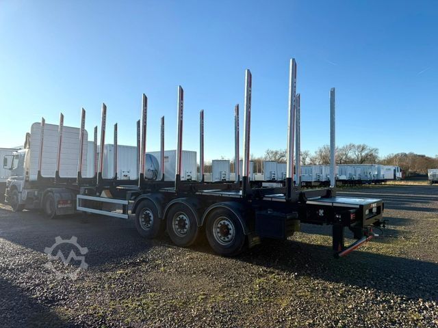Holztransport Auflieger PAVIC Holzauflieger mit Schemel und Rungen