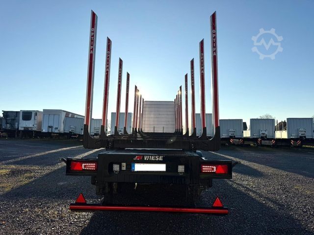 Holztransport Auflieger PAVIC Holzauflieger mit Schemel und Rungen