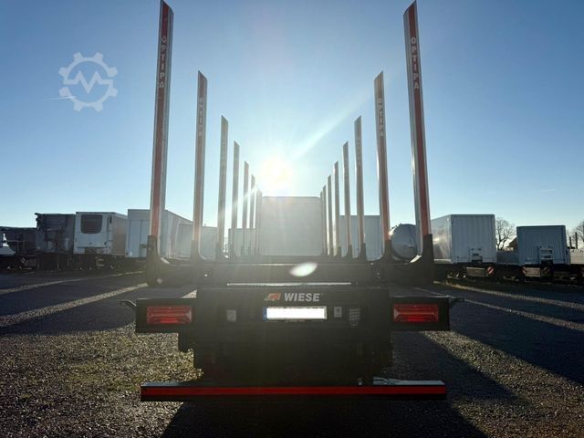 Holztransport Auflieger PAVIC Holzauflieger mit Schemel und Rungen