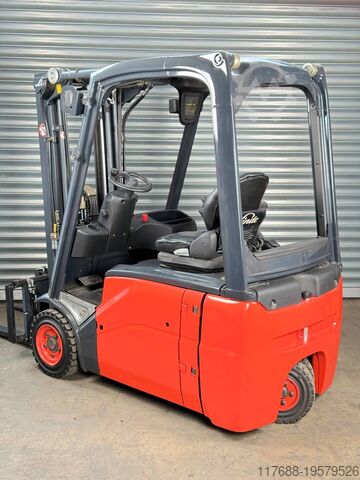 Electric 3-wheeler Linde E16-01 - Freihub - Batterie 94% - Service Neu
