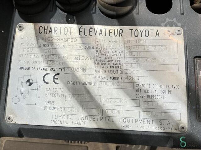 Gabelstapler Toyota 02-8 FGJF 35