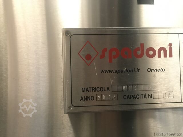 Spadoni, Videojet Robix, Arca Labelling, 6 HL Brewhouse (2014) Spadoni, Videojet Sudhaus