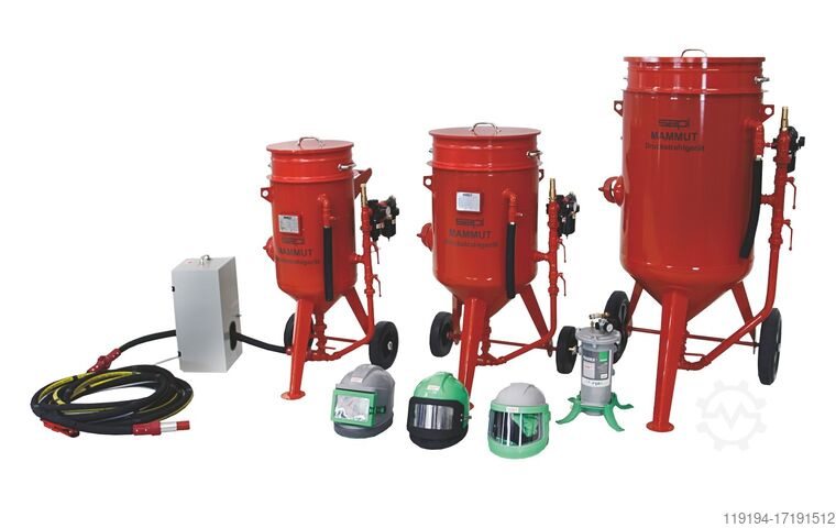Profi-Druckstrahler für Industrie SAPI Sandstrahlanlage mit Quick-STOP Druck-Sandstrahlgerät