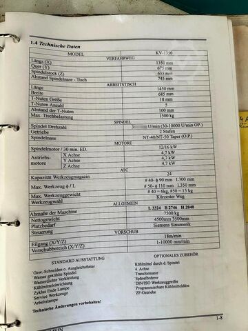 Vertikales Bearbeitungszentrum Saeilo Contur KV1350 YL