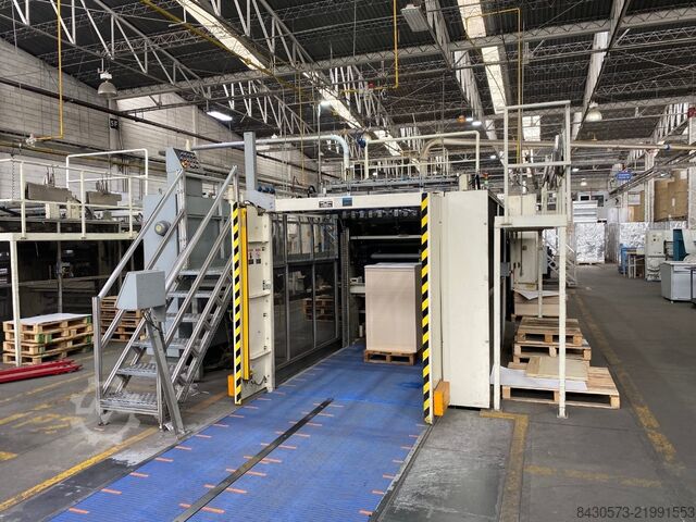 Paper, Cardboard sheeter MarquipWardUnited Sheet wizard 1650 4  roll stand