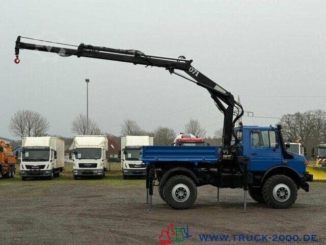 Dreiseitenkipper LKW Unimog U1650 Hiab 071AW - 5+6 Steuerkreis - 2Zapfwellen