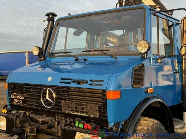 Dreiseitenkipper LKW Unimog U1650 Hiab 071AW - 5+6 Steuerkreis - 2Zapfwellen