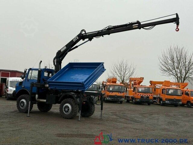 Dreiseitenkipper LKW Unimog U1650 Hiab 071AW - 5+6 Steuerkreis - 2Zapfwellen