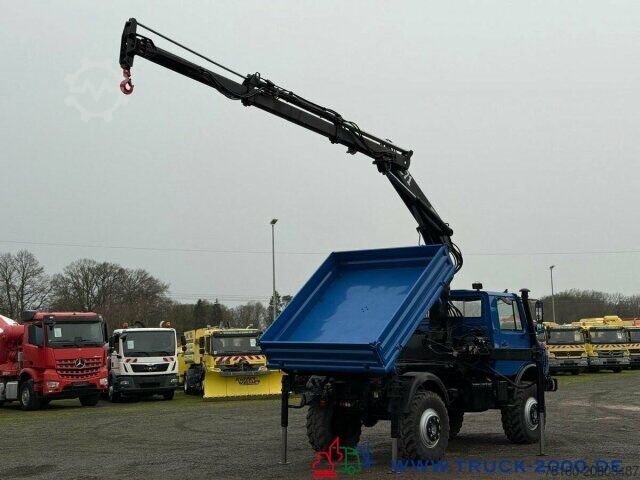 Dreiseitenkipper LKW Unimog U1650 Hiab 071AW - 5+6 Steuerkreis - 2Zapfwellen