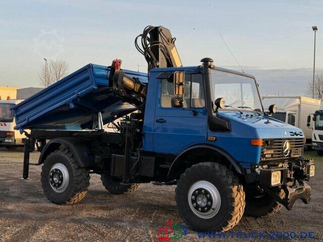 Dreiseitenkipper LKW Unimog U1650 Hiab 071AW - 5+6 Steuerkreis - 2Zapfwellen