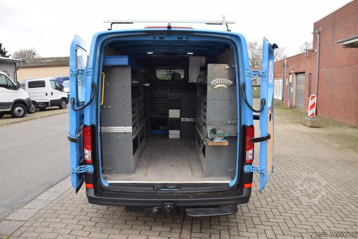 Panel van VW Crafter  35 Flach Werkstattwagen Regale AHK Klima