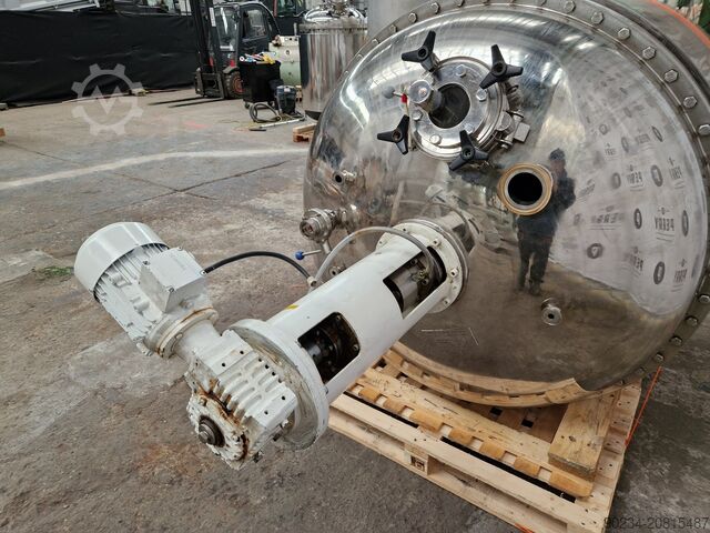 2013 Litre, 2 Bar Internal, 2 Bar Jacket, NIKRO 316L Stainless Steel Reactor NIKRO 2013 Litre