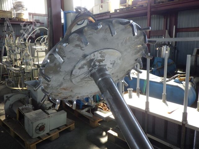 45 kW Dissolver By Drais Model RN 3-45 AS VAC For Work On Vacuum With Mixing Pan 2000 L DRAIS RN 3-45 AS VAC