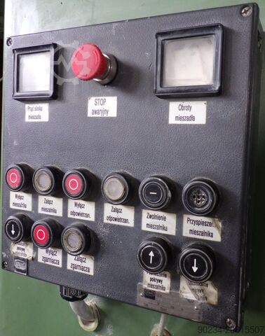 45 kW Dissolver By Drais Model RN 3-45 AS VAC For Work On Vacuum With Mixing Pan 2000 L DRAIS RN 3-45 AS VAC