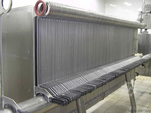 1000 mm x 1000 mm Edelstahl-Klärfilterpresse Seitz Orion Typ OF 100/150, 310 m² SEITZ OF100/150